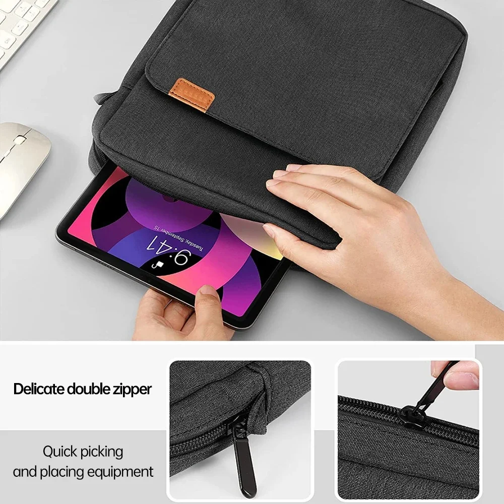 Multi Pockets Bag for Honor MagicPad 13 2023 Shockproof Pouch Bags Briefcase for Shoulder Bag for MagicPad 13 inch Carrying Case