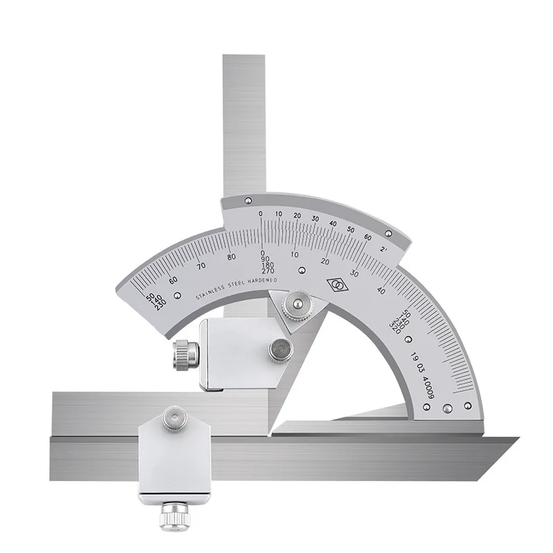 Universal angle ruler 0-320 degrees, precision angle measuring instrument, multi-functional vernier angle ruler