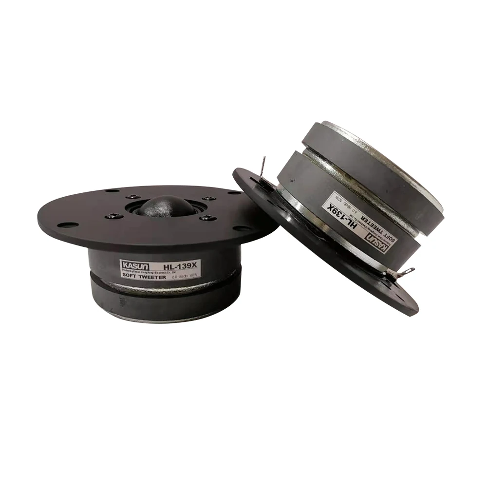 Imagem -03 - Kasun-preto Membrana Tweeter Speaker Unit Ímãs Duplos Qa2102x Qa-2101f Hl139x Unidade de Coluna Original Ohm 8ohm 60w D104 mm Peças