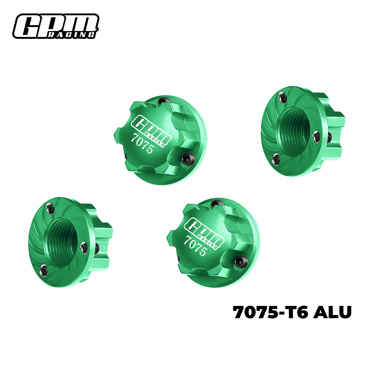 GPM 7075 ล็อคล้อ (17 มม.) สำหรับ ARRMA Kraton Outcast Talion Typhon Mojave Felony ARA7617V2T1/T2