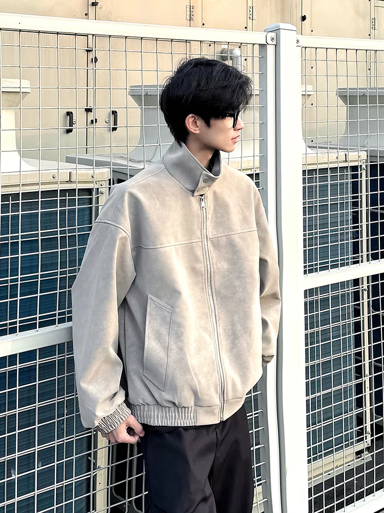 

Мужская кожаная куртка American Sle Matte: модная, премиальная, для весеннего образа, в стиле пилот, для мотоциклистов, рабочая одежда