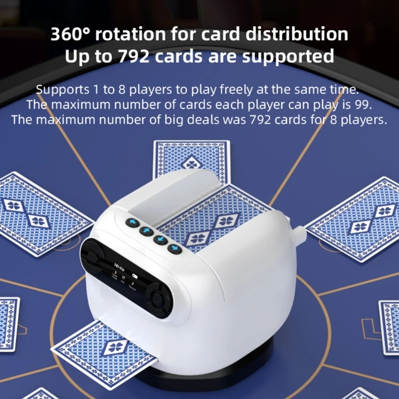 

Portables Automatic Card Machine 360 Spin Functionality Rechargeable Battery