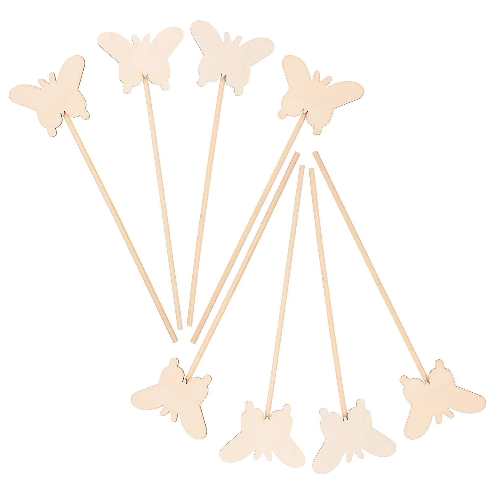 10 個 DIY 木製妖精の杖スティック子供用クリエイティブ描画着色落書きハンドペイント用品 DIY 妖精