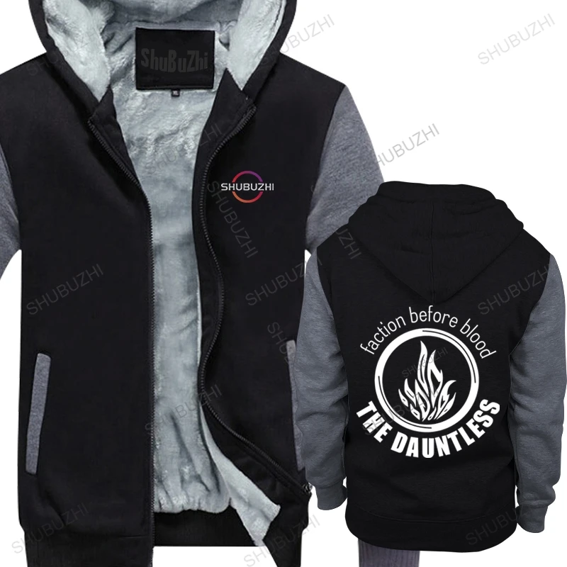 new casual loose jacket men cotton tops Man fleece hoodie DAUNTLESS Divergent women unisex coat casual hooded coat euro size