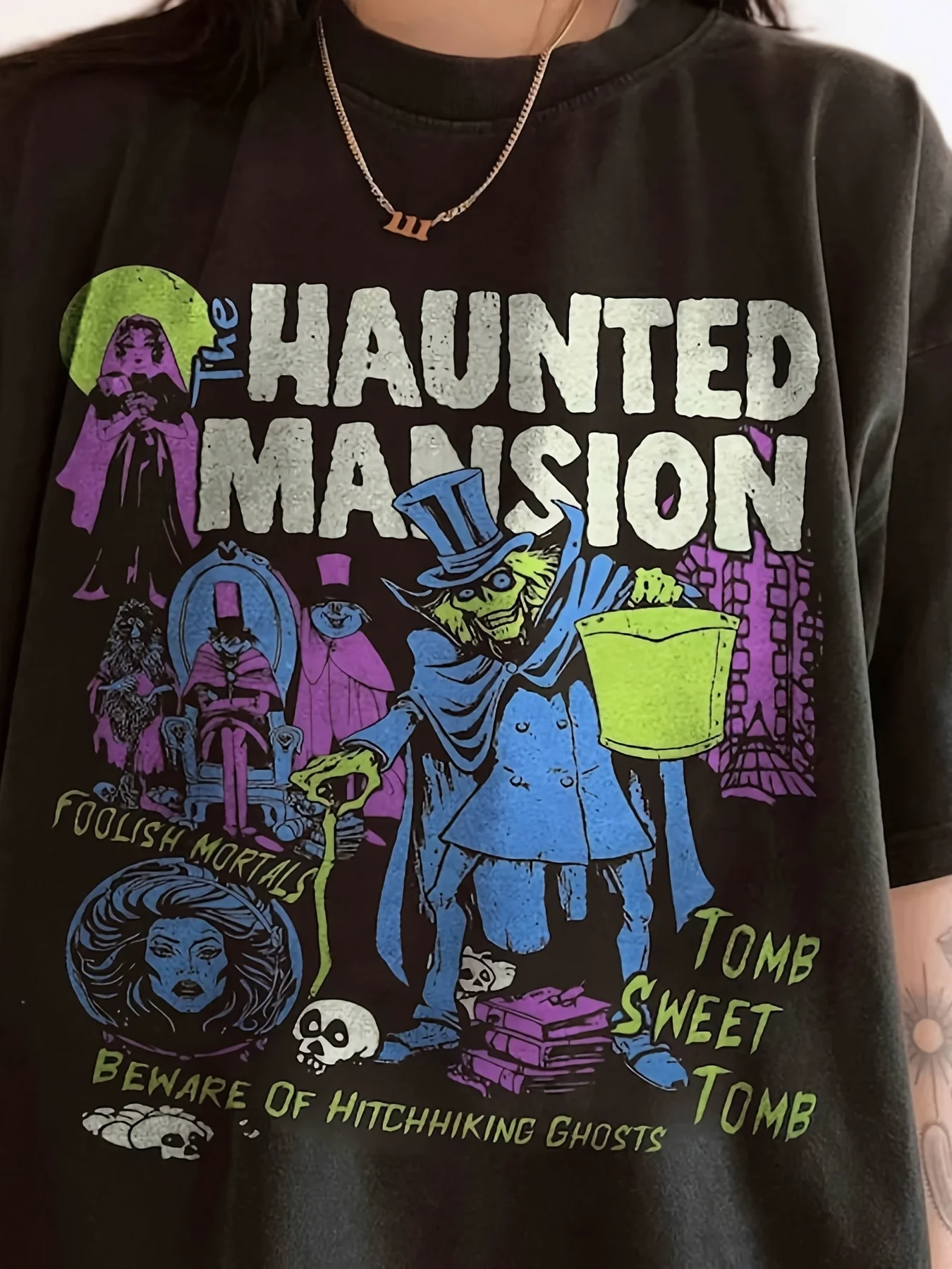 

Ghost Graphic Printing Summer Autumn Winter Pure Cotton Men's and Women's T-shirts Short Sleeves Luxury Outdoor Sports Brand