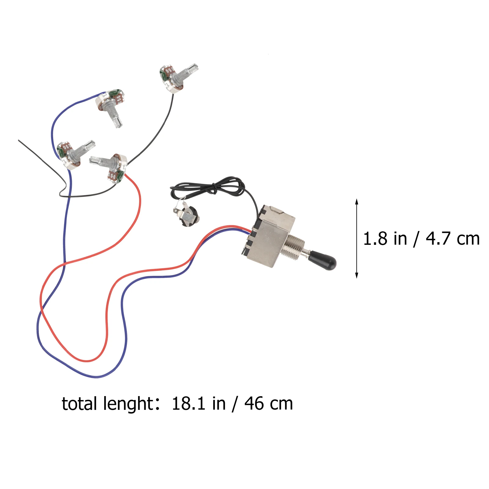 

guitar wiring harness guitar toggle guitar volume guitar tone jack guitar parts