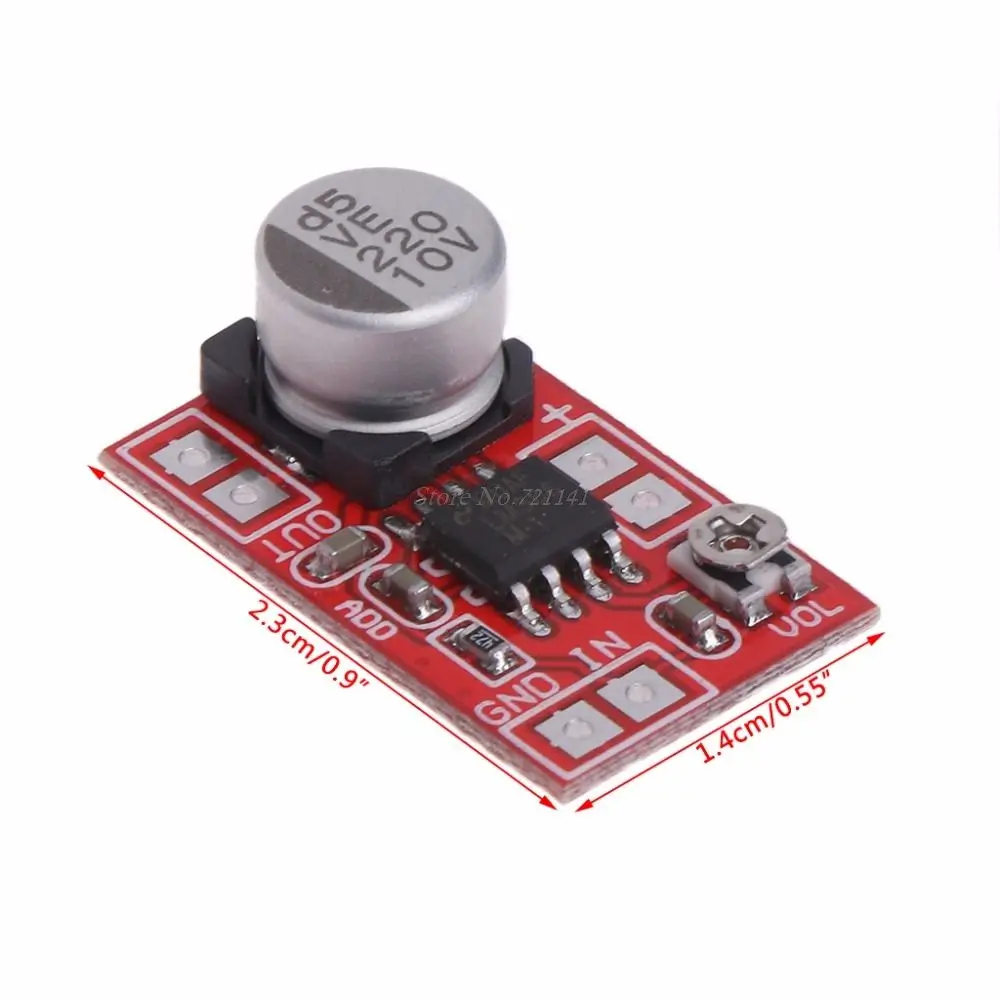 Convenient DC 5V-12V Adjustable MIC Condenser Micro Electret Amplifier Board Mini Microphone