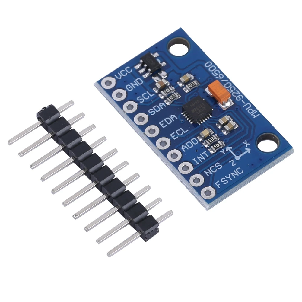 

MPU-9250 9-Axle 16 Bit Gyroscope Acceleration Magnetic Sensor 3~5V for Accurate Measuring