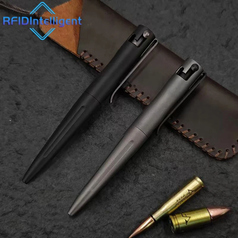 

Multi Functional Tactical Pen Bolt Action Self-defense Ballpoint Pen School Student Office Stationery Supplies Valentines Gift