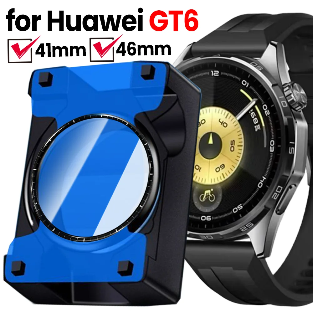 

3-1 шт. для Huawei Watch GT6 41 мм 46 мм, простые в установке защитные пленки для экрана, защита от царапин, автоматическое позиционирование, защитные пленки, не стекло