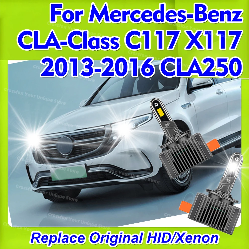 2 bombillas LED D3S D3R para faros delanteros con tubo de cobre para Mercedes-Benz CLA-Class C117 X117 2013-2016 CLA250 2013 2014 2015 2016