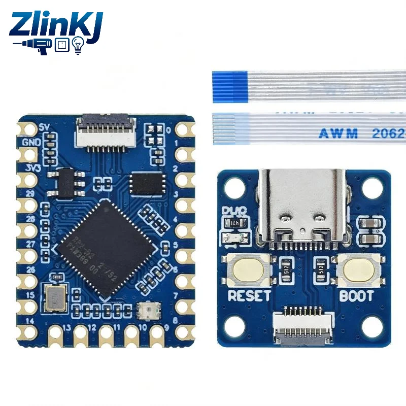 1 Set RP2040-Tiny Development Board Module RP2040 For Electronics Projects