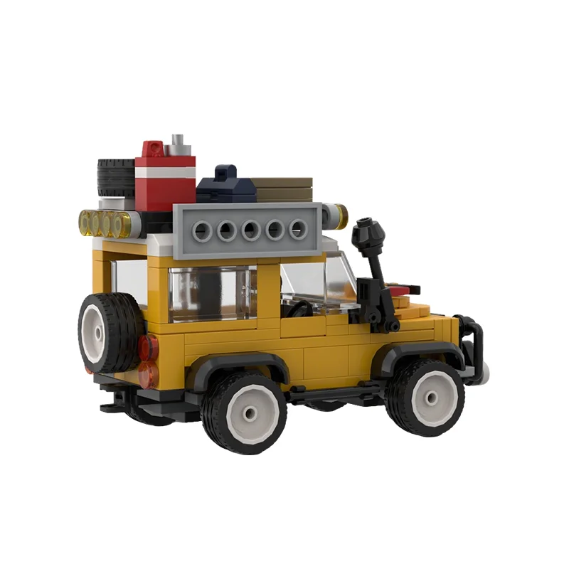 219 Pezzi MOC City Champions DEFENDER Modello di Avventura Blocchi da Costruzione Architettura Regalo di Natale Idea Fai-da-Te Giocattolo Educativo Creativo