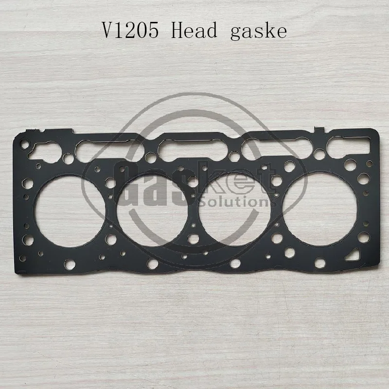 

V1205 V1305 Cylinder Head Gasket metal For Kubota 15487-03310 16271-03310