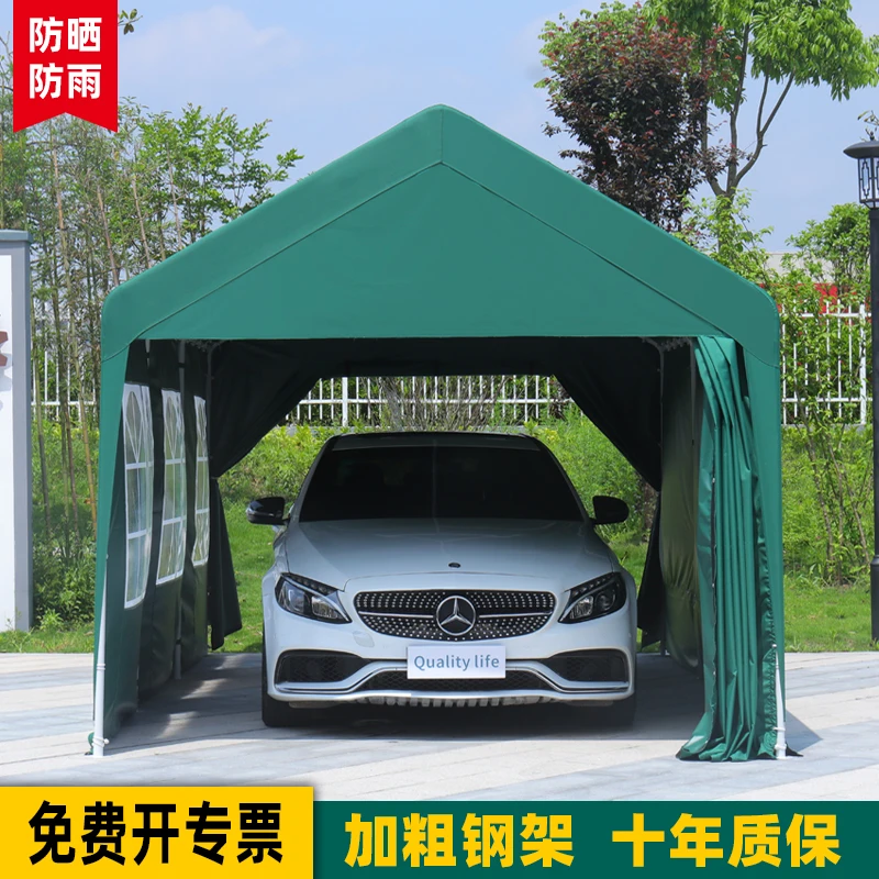 Tent outdoor awning canopy carport parking shed outdoor car sunscreen carport market stall household yard