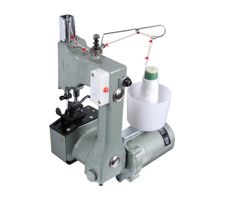 GK9-2 Portable Electric Sewing Machine 220V Woven Bag Sealing Packing Sack Closer 130W 12000RPM - Portable Sewing Machine