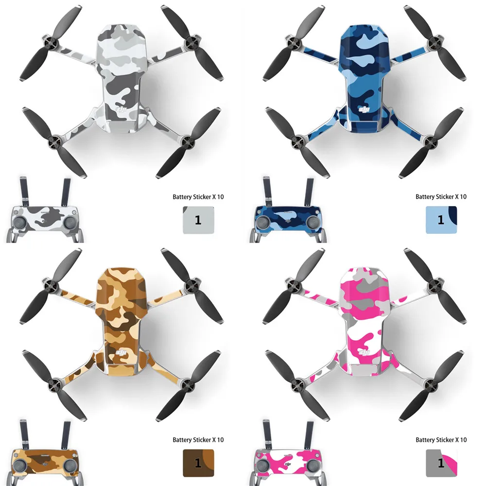 Waterproof Decal Skin Decorative Stickers for DJI Mavic Mini 1 Drone Skin for DJI Mini 1 Drone Skin and Controller Skin