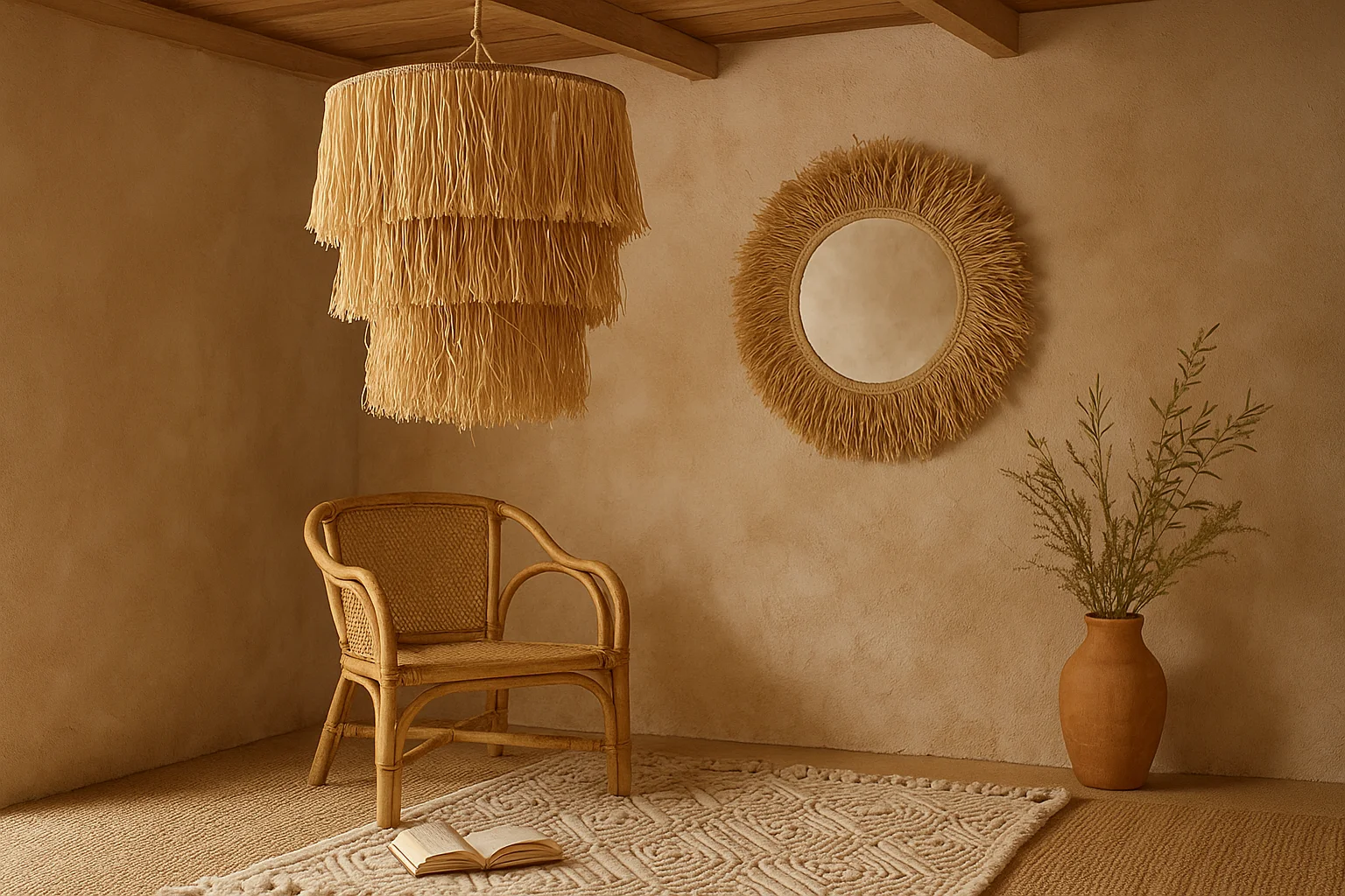 Modern Raffia Pendant Lamp Chandelier Ceiling Light Fixture Macrame Wall Hangings Art Designs Home Decoration Wall Decor Gift