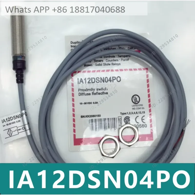 1PC for IA12DSN04PO New Original Inductive Proximity Switch Sensor