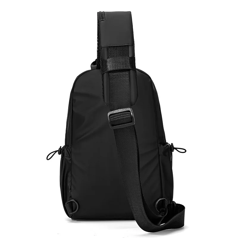 Minimalistische Herren-Brusttasche aus PU-Folie, Wasserdichte Umhängetasche, Neue Modische und Lässige Reise- und Pendler-Crossbody-Tasche – Detail 16