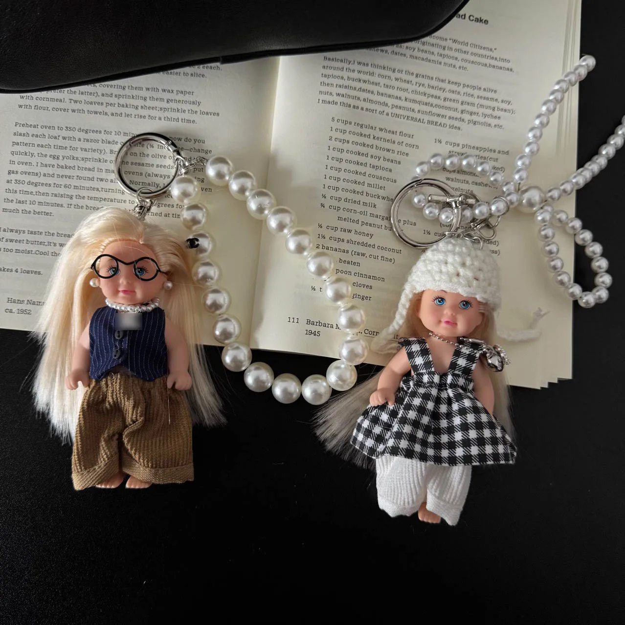 

Корейская версия, модная милая кукла принцессы для девочек, брелок, кулон, яркая одежда, платье, сумка, декор, милый подарок на день рождения