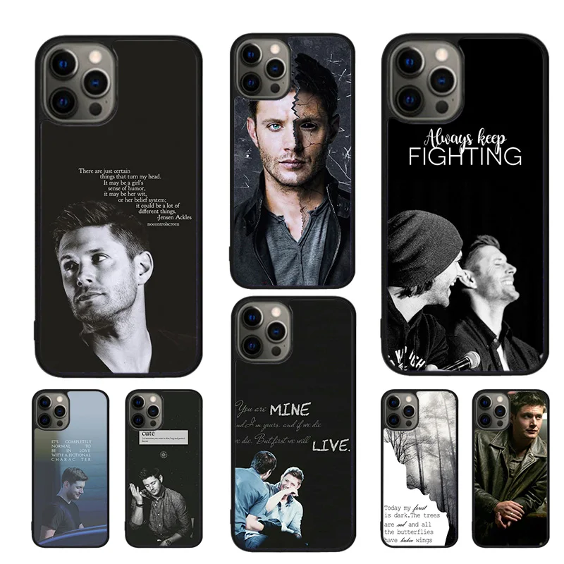 dean winchester supernatural Phone Case For iPhone 16 15 14 11 12 13 mini Pro  XR XS MAX Plus coque Cover Shell