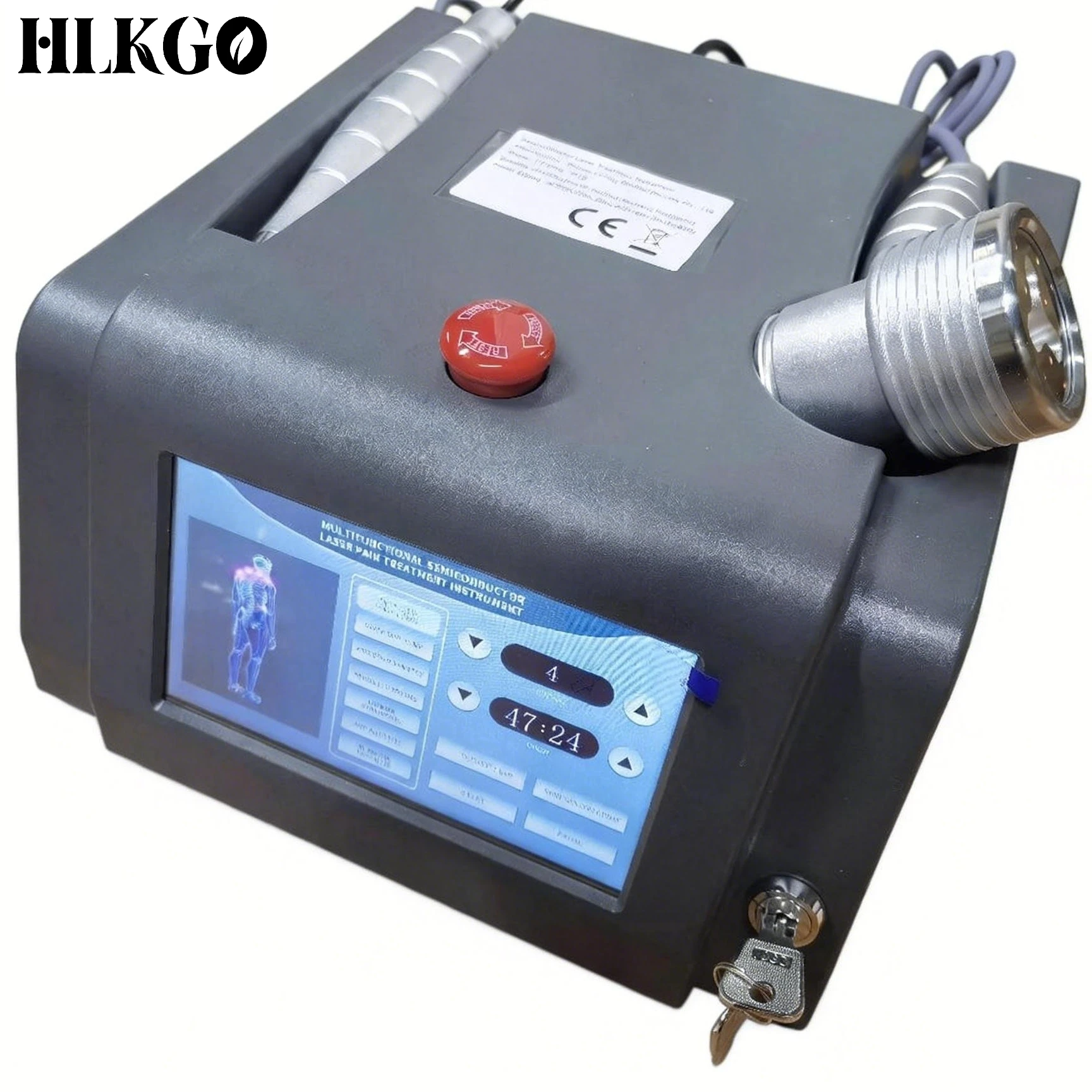 

Профессиональный лазерный терапевтический аппарат с двойной длиной волны 808 нм/650 нм, глубокое проникновение, 2 независимых насадки, регулируемая мощность 40-1055 мВт