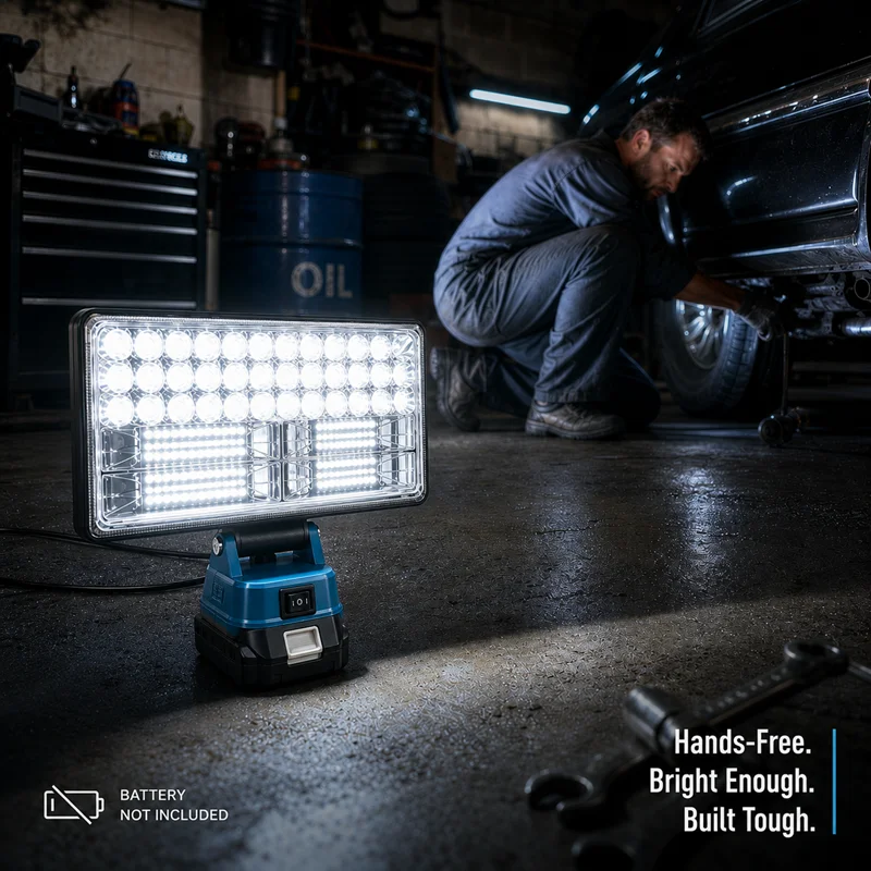 

Power Tool Parts for Makita BL1830 18V Lithium Battery LED Work Lights Lamp Hand Lantern Spotlight Camping Jobsite Lighting