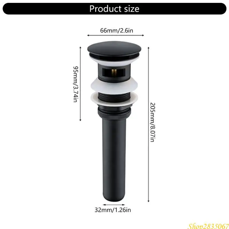 تمت ترقيته 3 في 1 مصفاة مصفرة للوعة المطبخ العالمي وحمام منبثقة سدادة مع فائض التثبيت البسيط 831F