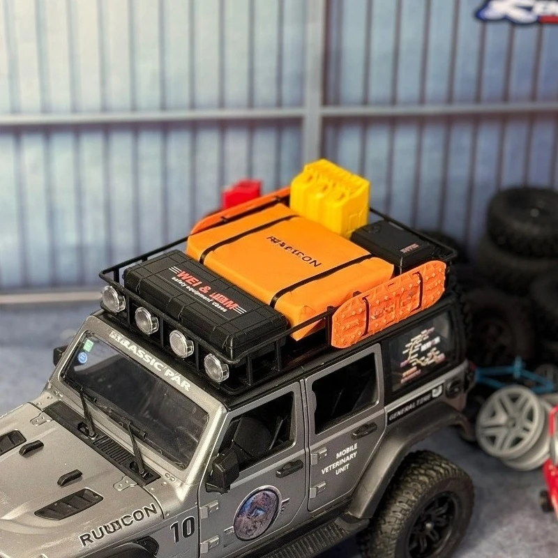 For MN128 1/12 RC Rock Crawler Upgrade Parts, Traction Boards Fuel Can Decals Scale Decoration Accessories DIY Kit