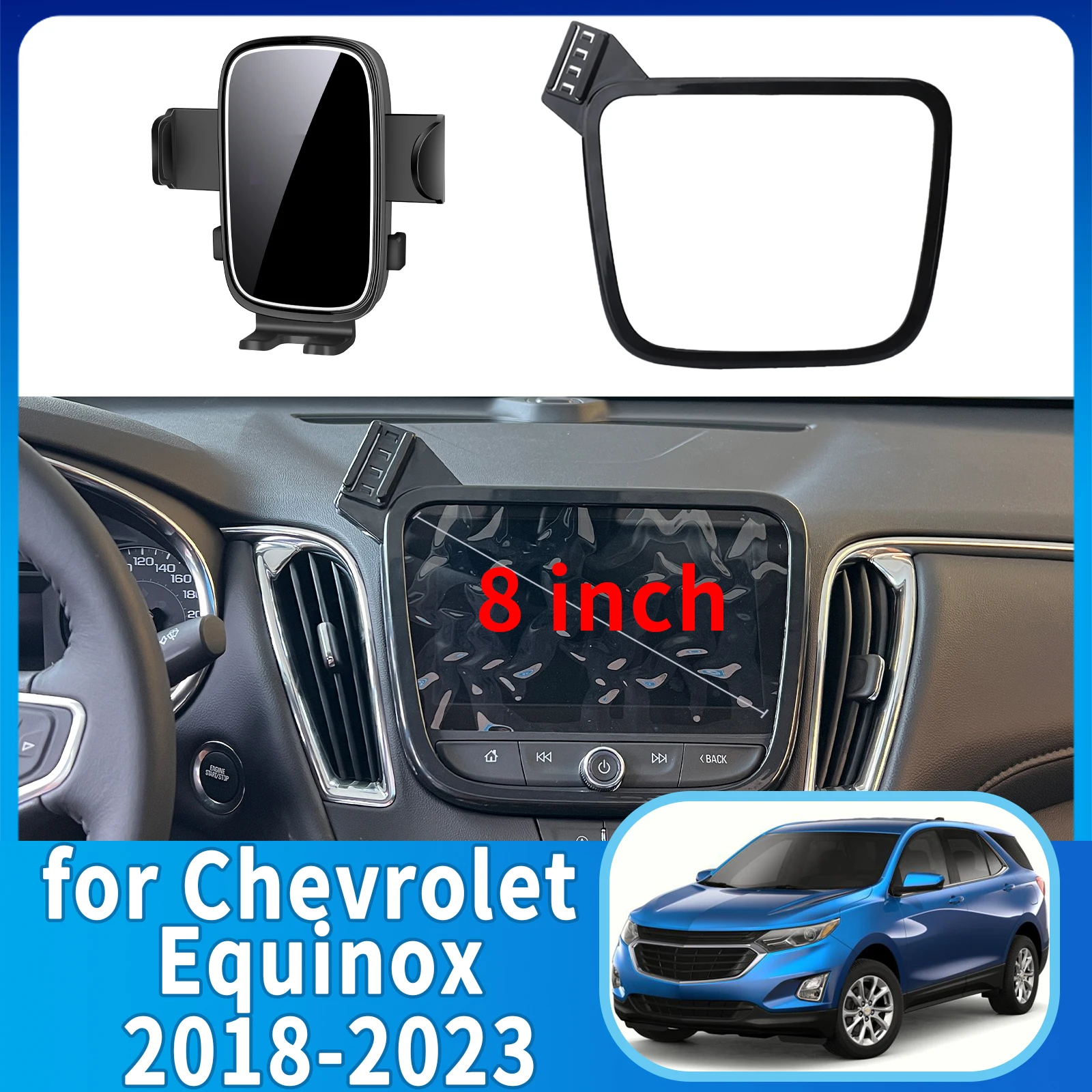

fit for Chevrolet Equinox 2018 2019 2020-2023 Anti-Shake Screen Base Phone Holder Mount Stand ​​ Dedicated Car​​ accessoires