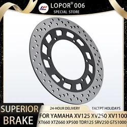 LOPOR 282MM Motorcycle Left Front Brake Disc Rotor For YAMAHA GTS1000 SRV250 TDR125 XP500 XT600 XTZ660 XV1100 XV125 XV250 Virago