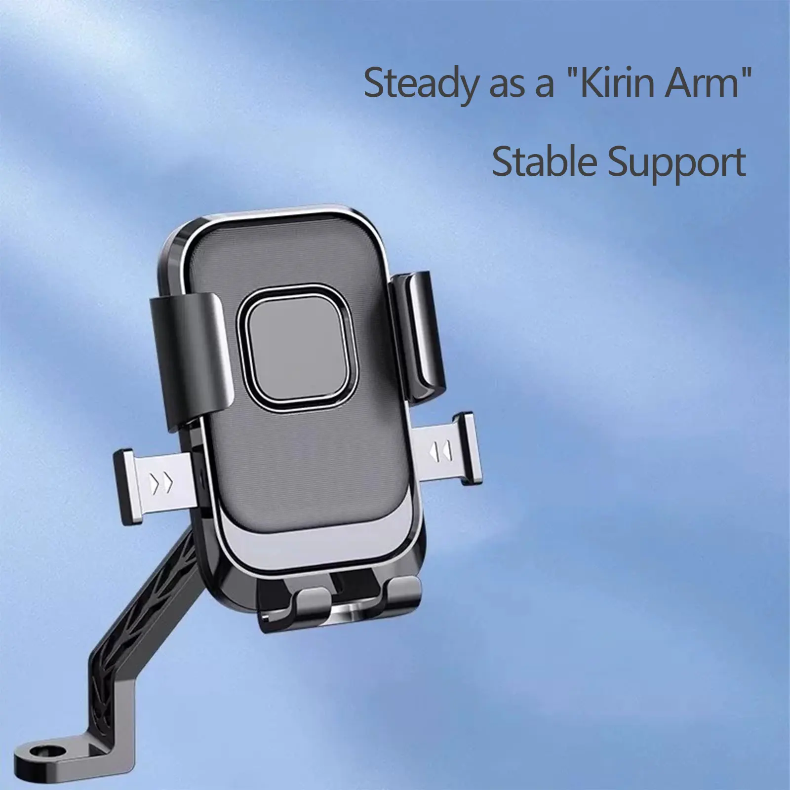 

2026 new electric bike phone holder, shockproof and anti shake battery bike navigation, rearview mirror, delivery rider
