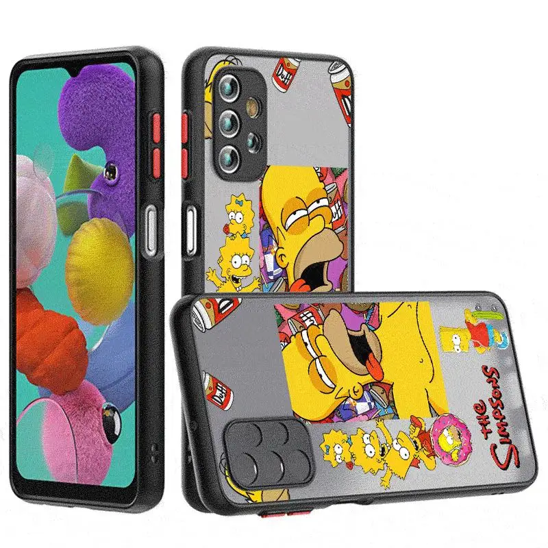 The Simpsons-Homer Case For Samsung Galaxy A54 A14 A52 A53 A34 A13 A51 A23 A71 A32 A21s A32 A13 A22 Matte Hard Phone Coque