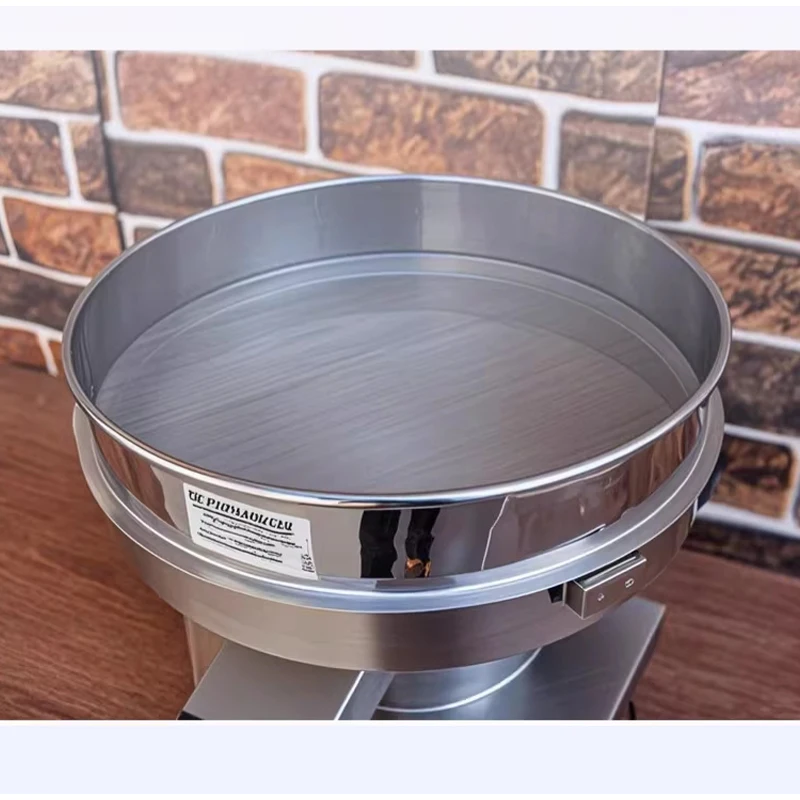 Electric Stainless Steel Screening Machine 220V Powder Vibrating Sieving Machine Lab Small Sieve Shaker Vibrating Screen20/30CM