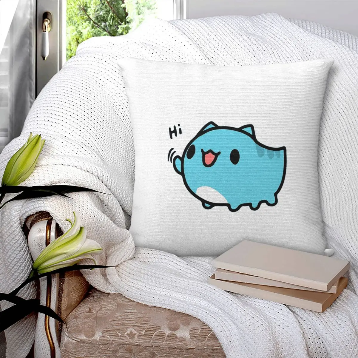 

Комический кот Bugcat Capoo Bug Cat квадратная наволочка наволочка наволочка для дома диван гостиная