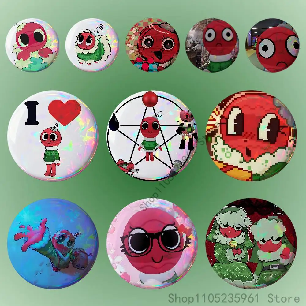 B-Bobette D-Dandys W-World Custom Badges 75mm 44mm 25mm Brooch Backpack Hat Pins Accessories Toys Valentine gift