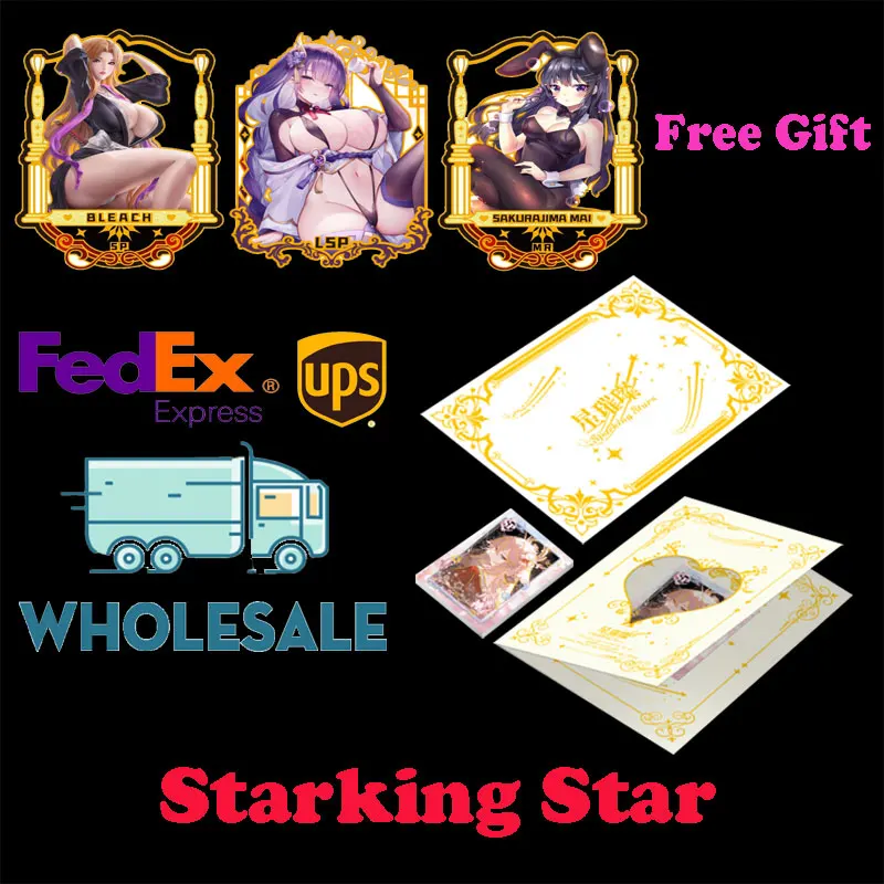 

2024 Newest Starking Star Collection Card Popular Game Waifu Booster Box ACG TCG CCG Doujin Toys And Hobbies Gift