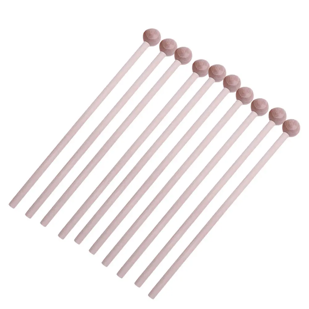 

10Pcs Wooden Mallets for Percussion Instruments Marimbas Xylophones Perfect Gift for Kids Rhythm Training Music Mallets