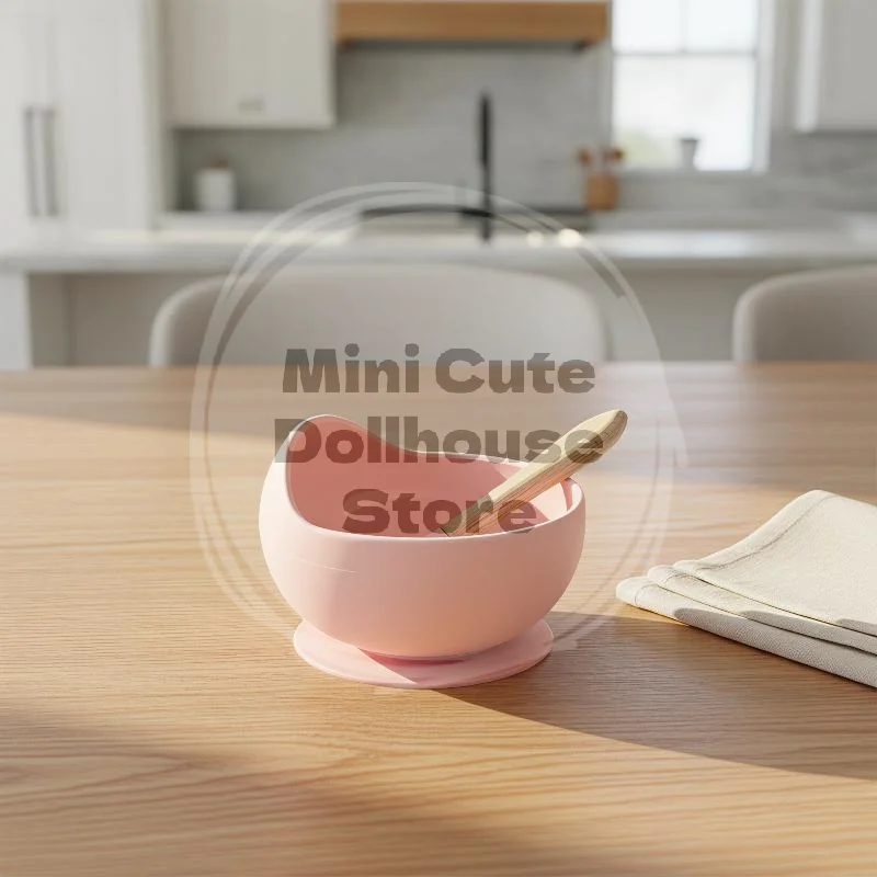 Baby Food Glass - Набор для кормления младенцев: миска, ложка,