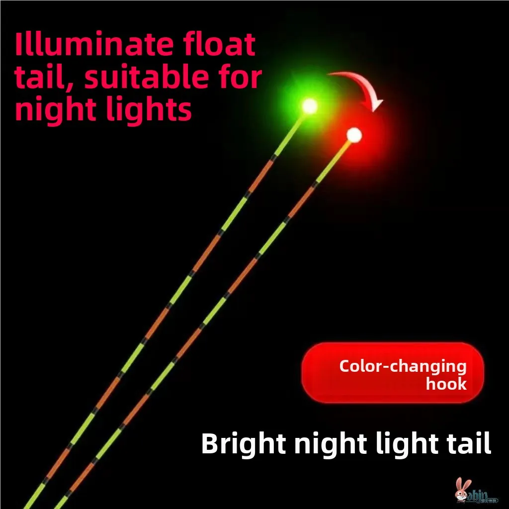 

Высокояркий изменяемый светодиодный фонарь для рыболовной лески, одиночный яркий свет, ночное свечение, универсальный, для крючков и приманок, жесткий световой элемент
