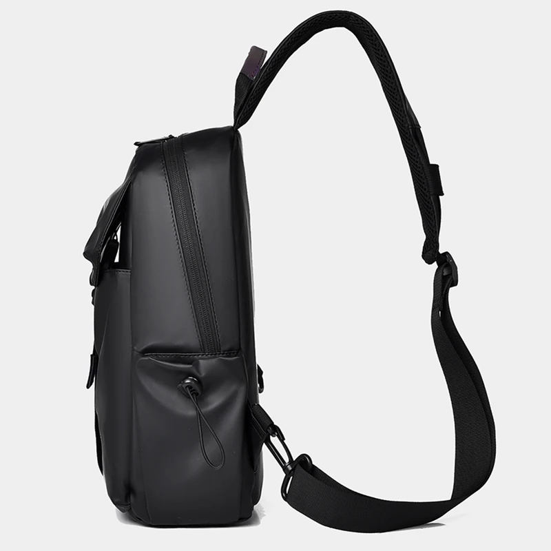 Multi Functional New Large Capacity Shoulder Crossbody Bag Chest Bag PU Waterproof Outdoor Party Convenient Portable Small Bags