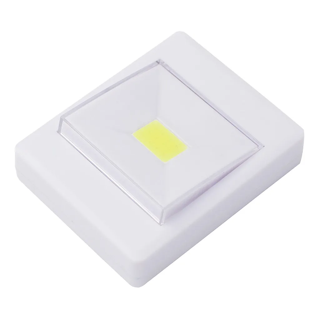 Cob LED Emergency Cabinet Light Battery Operated 500 Lumens Wireless Wall Switch Light Waterproof IP44 Closet Stair Wardrobe
