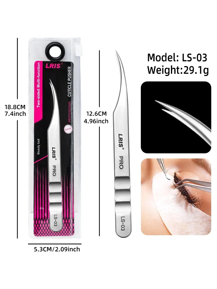 Pęseta do szczepienia rzęs Beauty Eyelash Professional z precyzyjnym klipsem Kind of Universal Eyelash Clip Dolphin Clip Flowe