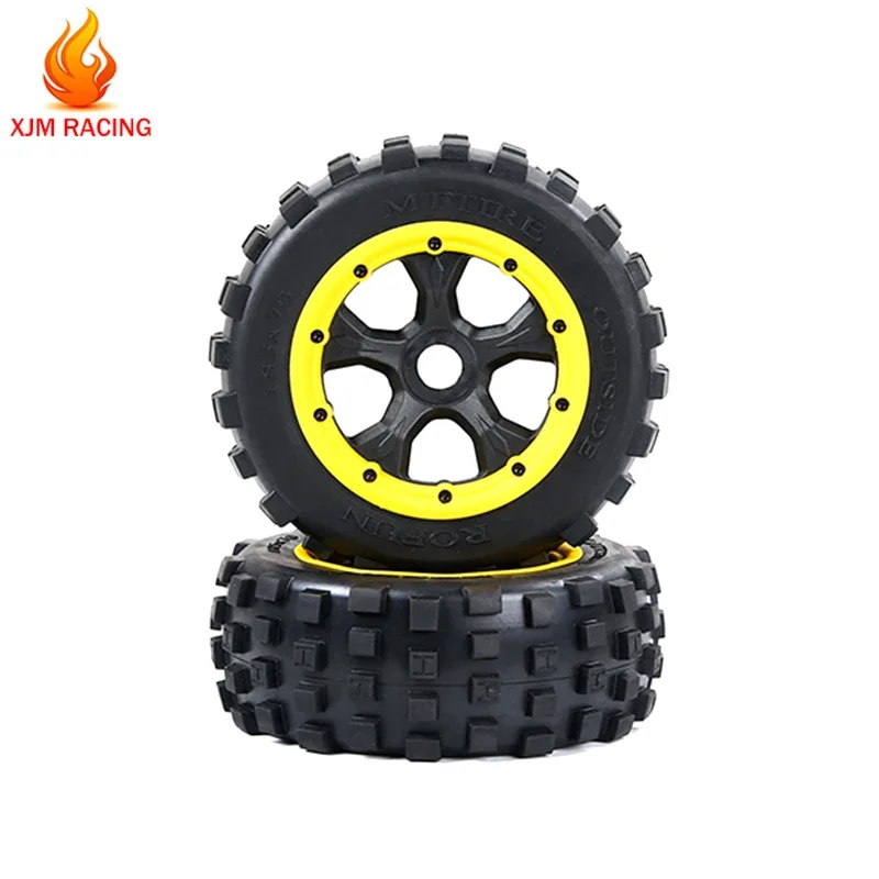 Knobbelige Wiel Band 2PCS 185x70mm voor 1/5 Losi 5ive T Rofun Rovan Lt Kingmotor X2 BAjA 5S SLT V5 QL 5T DTT Fid Rc Auto Onderdelen