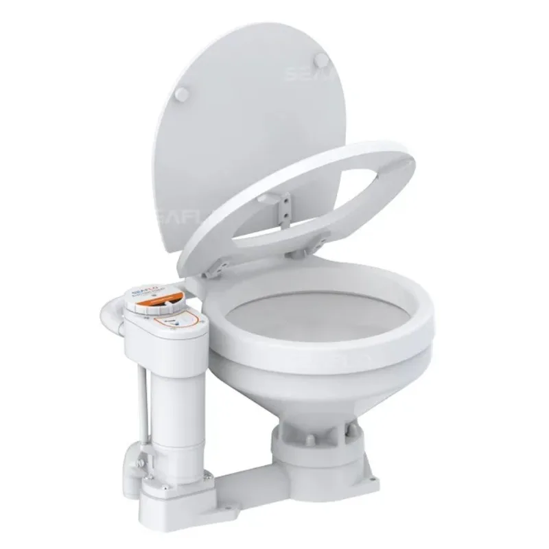 SEAFLO Easy To Clean 12v 24v Electric Marine Toilet Smart Toilet Conversion Regular Toilet For Marine Or RV