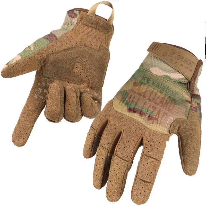 Sports Outdoor Military Enthusiasts Multifunctional Cycling Tactical Gloves Full Finger Touch Screen Anti Slip Wear-resistant