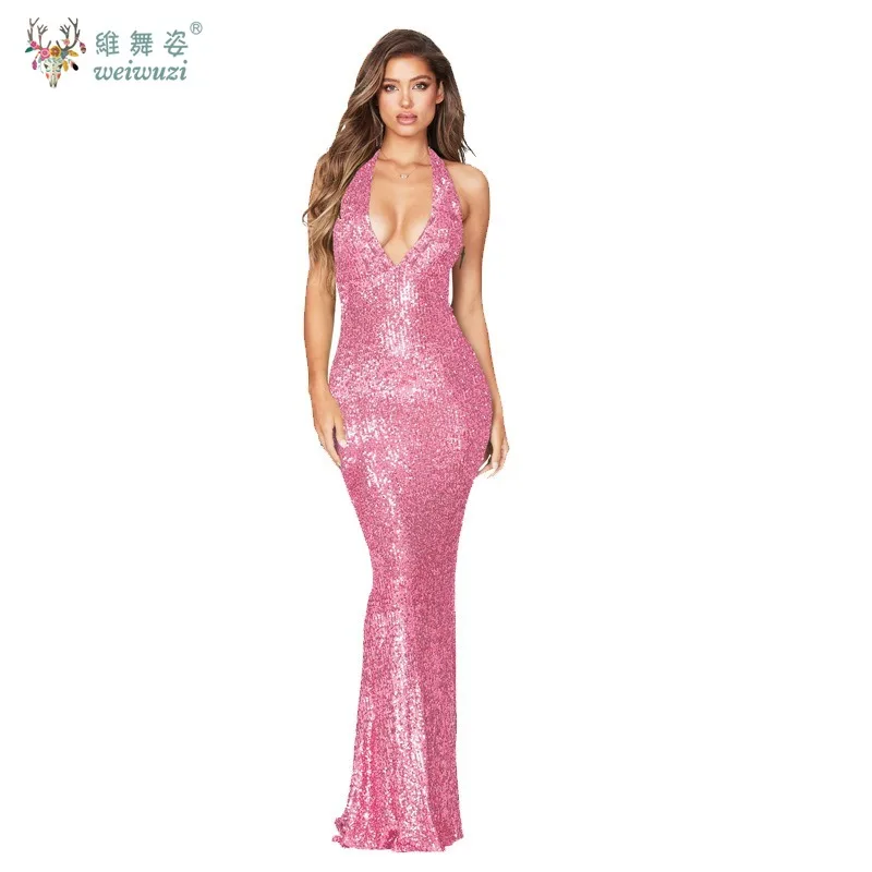 من المألوف ومثير شنقا الرقبة العميق الخامس الرقبة مطرزة مساء اللباس كوكتيل حزب عارية الذراعين سليم صالح حورية البحر مساء اللباس