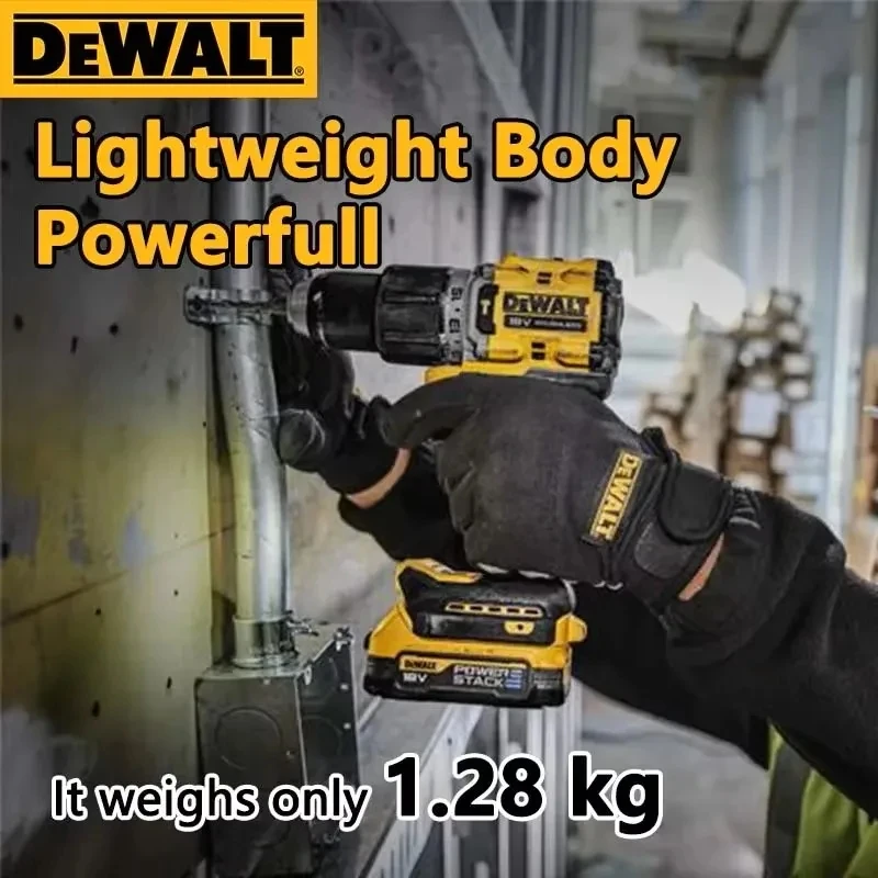DEWALT Lithiová baterie 20V Dobíjecí Bezuhlíkový Kompaktní Elektrický Šroubovák Ruční Vrtačka Příklepová Vrtačka DCD805 - náhled 4