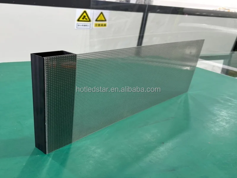 COB Transparent Flexible LED Film Screen, Aliexpress Best Seller High Transparency Crystal Self Adhesive for Window Displays